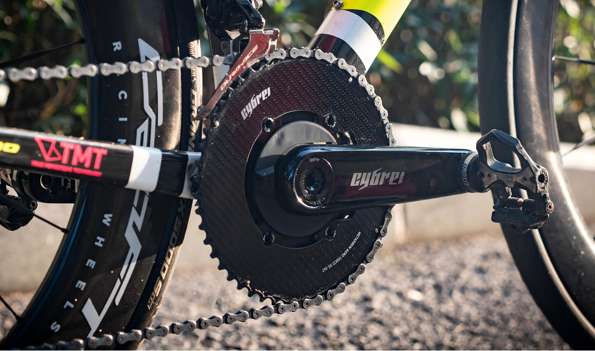 CYBREI METARBON AERO 2X Carbon Chainring Combo (110×4 BCD)