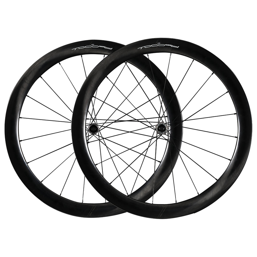 Toccay AERO-50 Ghost Wheelset – Steel Spoke