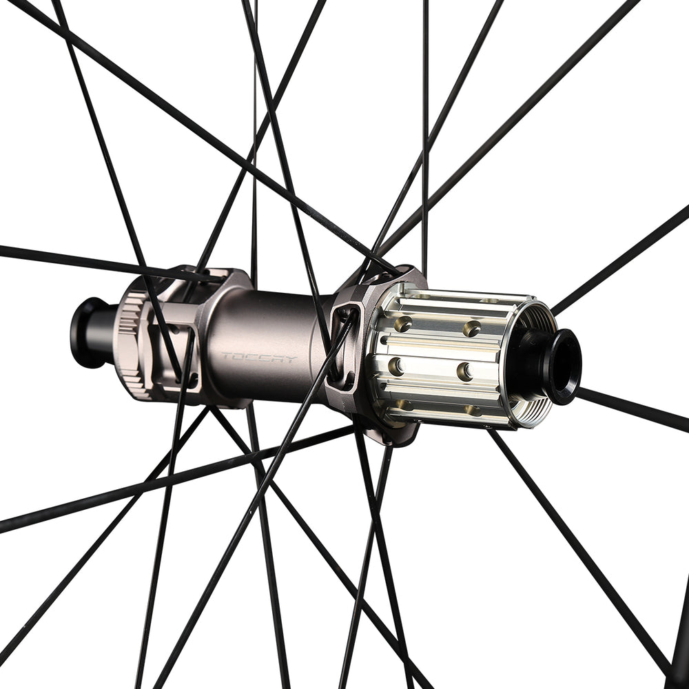 Toccay AERO-50 Ghost Wheelset – Steel Spoke