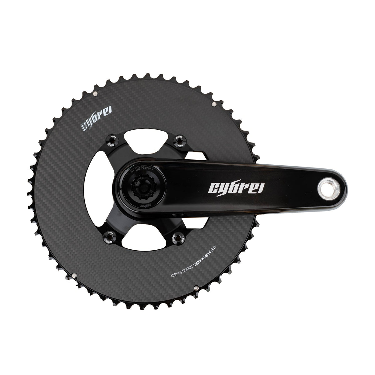 CYBREI METARBON AERO 2X Carbon Chainring Combo (110×4 BCD)