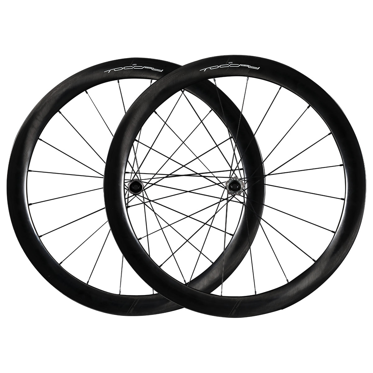 Toccay AERO-40 Ghost Wheelset – Steel Spoke