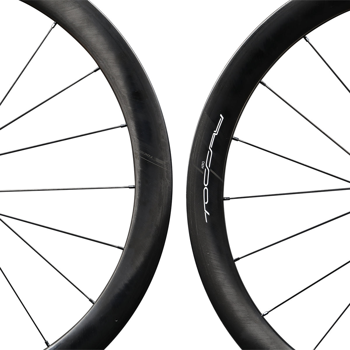 Toccay AERO-40 Ghost Wheelset – Steel Spoke