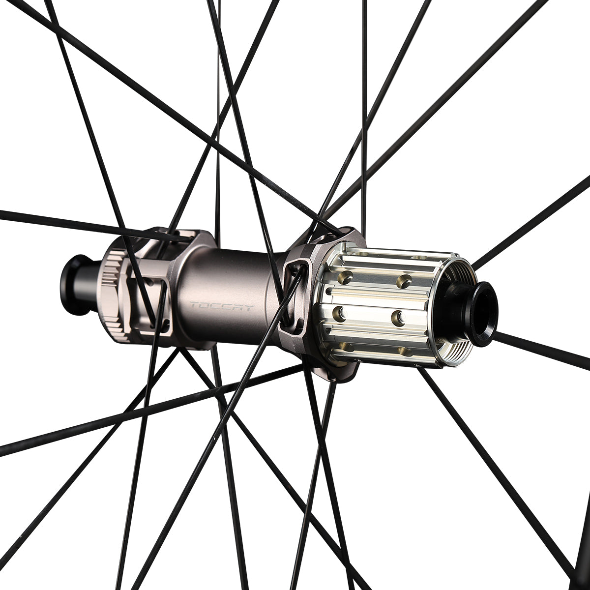 Toccay AERO-40 Ghost Wheelset – Steel Spoke