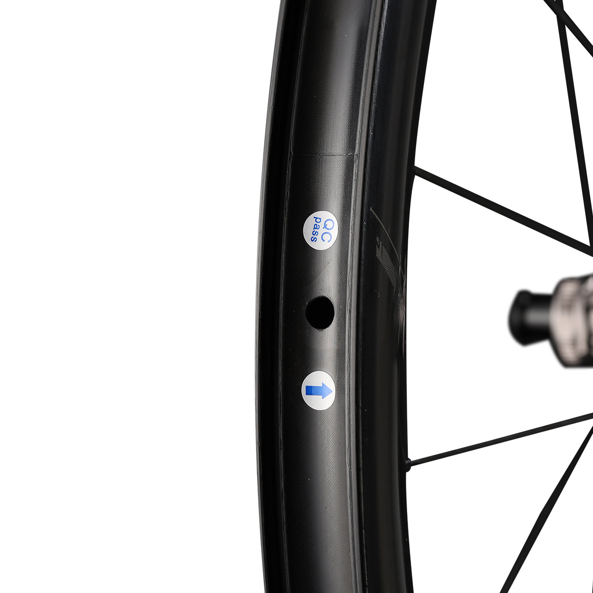 Toccay AERO-40 Ghost Wheelset – Steel Spoke