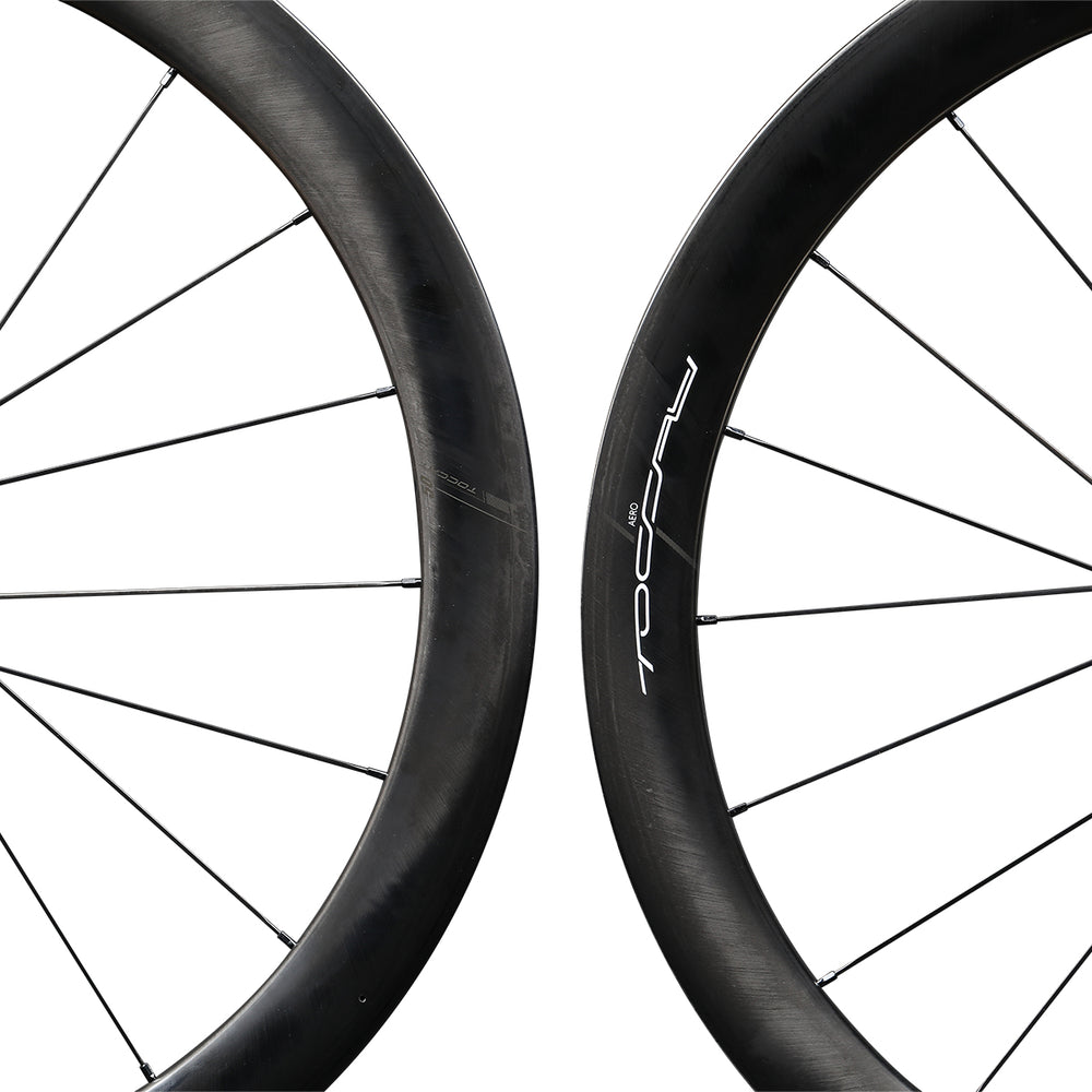 Toccay AERO-50 Ghost Wheelset – Steel Spoke